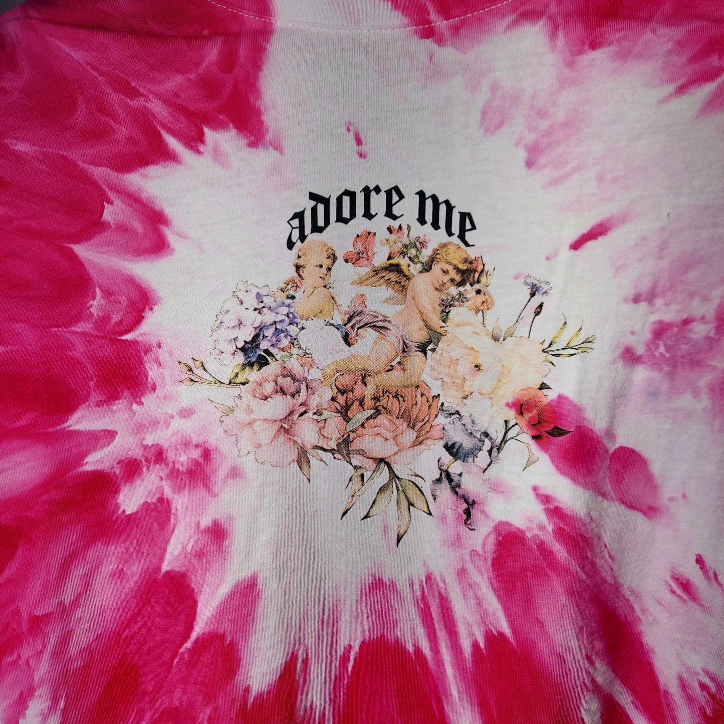 "Adore Me" T-shirt - Women's Medium - Pink Incline Twist